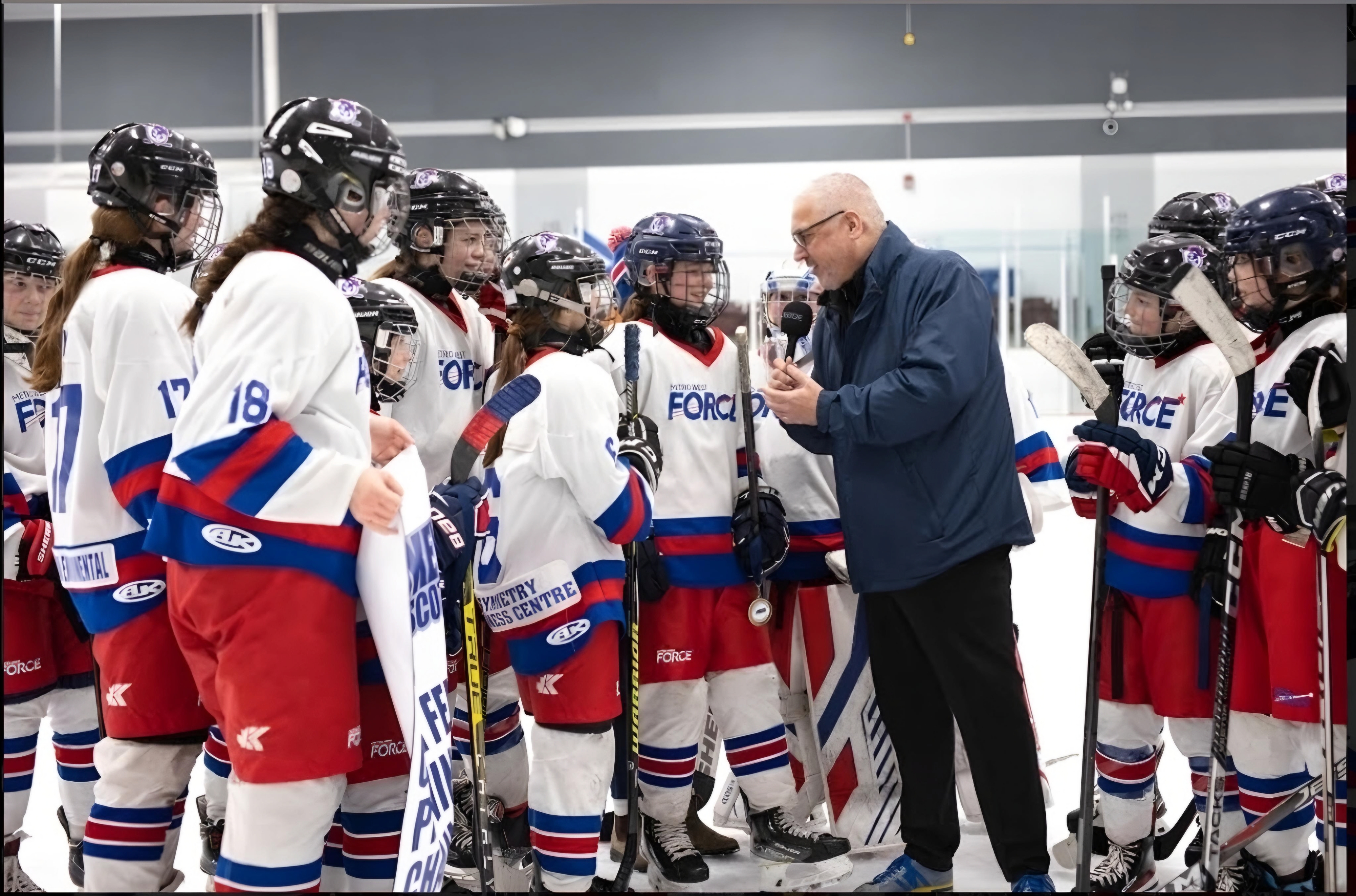 Event coverage at women's hockey event